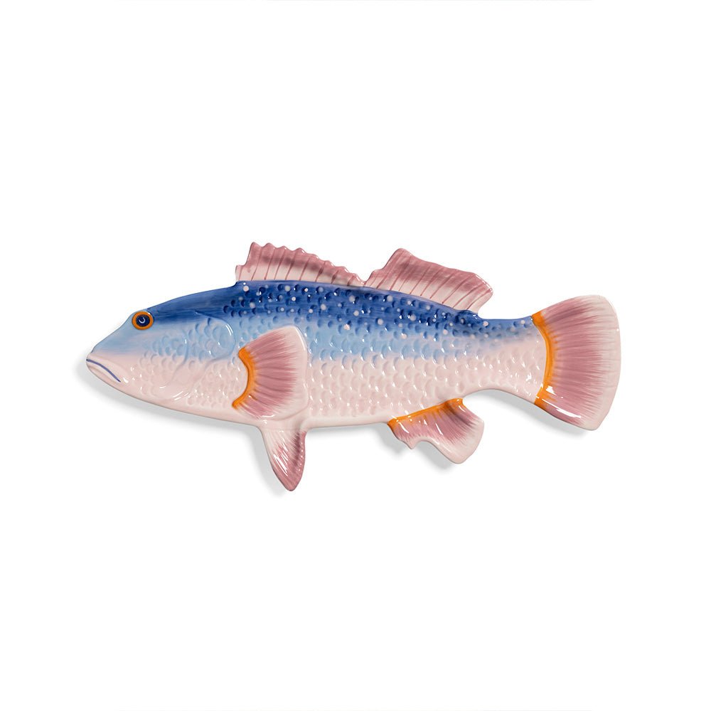 Perca de pescado de plato