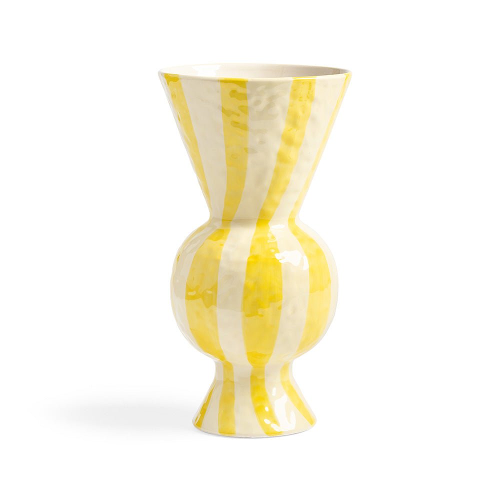 Florero Romboidal Amarillo