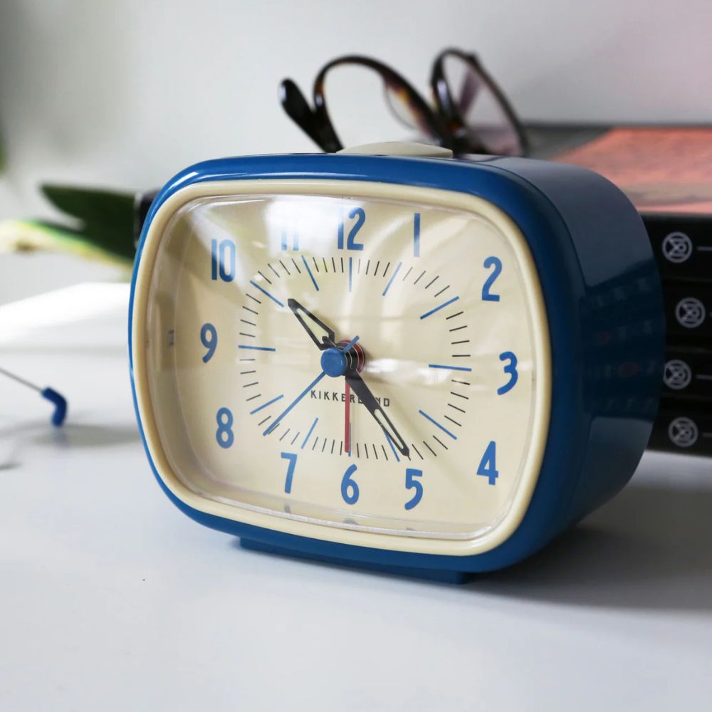 Despertador retro azul
