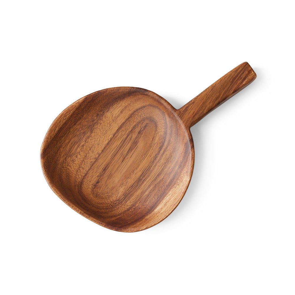 Plato de acacia M