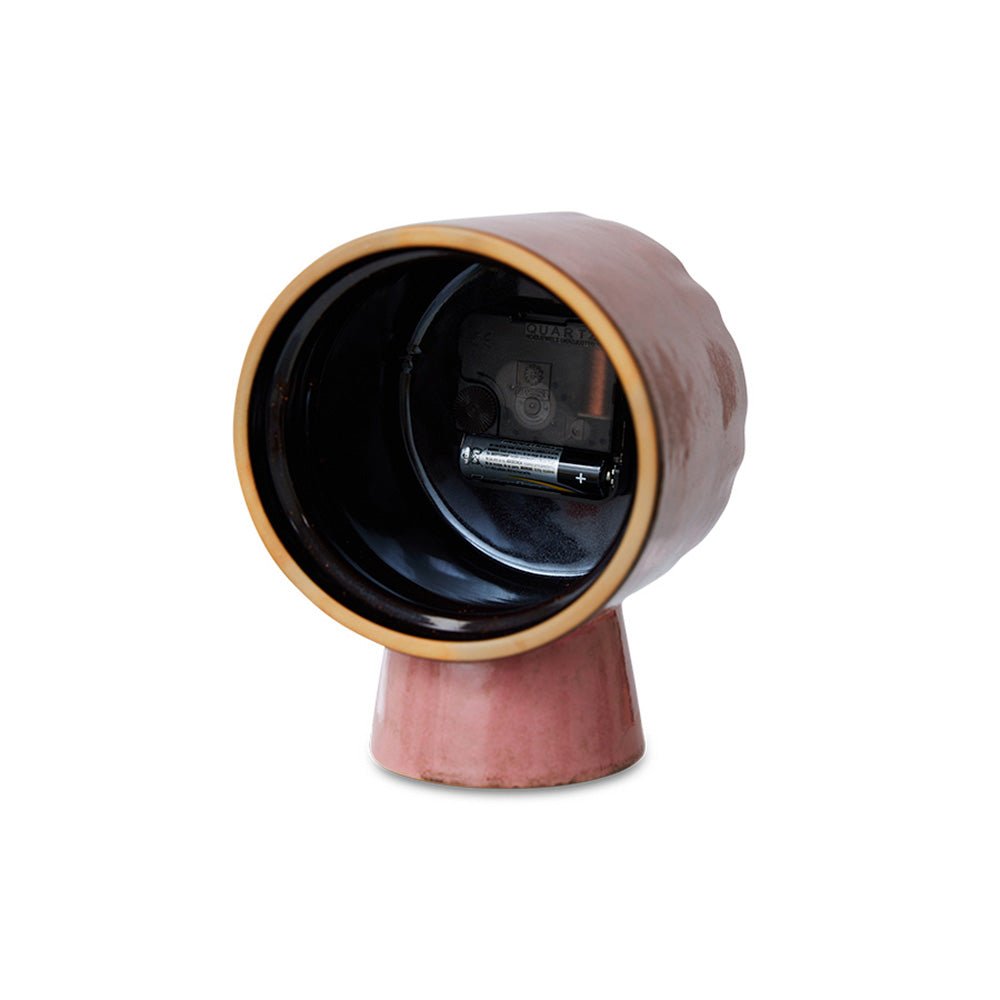 Reloj de Cerámica Retro Rosa