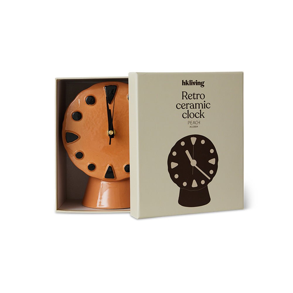 Reloj de cerámica retro