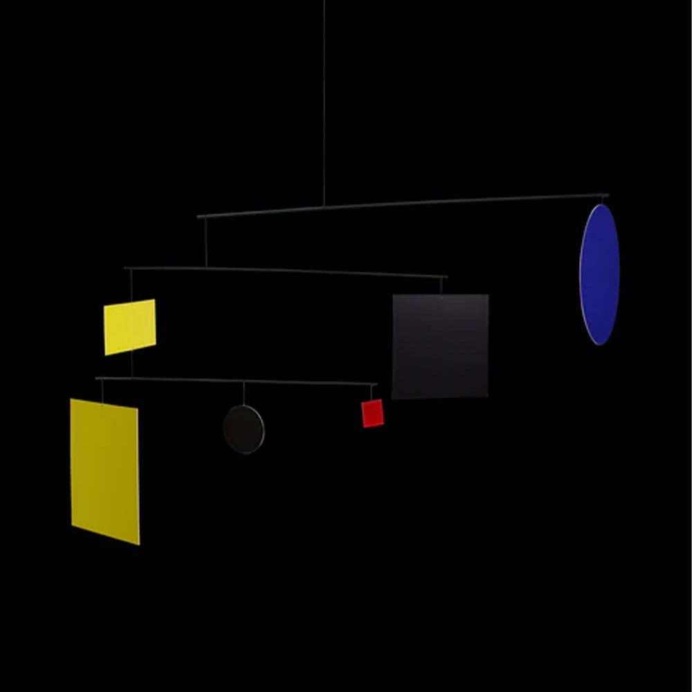 Móvil Colgante Círculo Cuadrado Guggenheim L