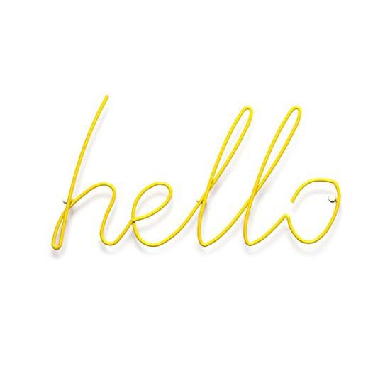 Hola Perchero Amarillo