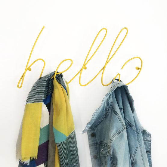 Hola Perchero Amarillo