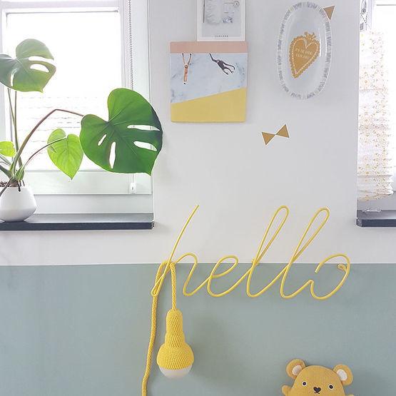 Hola Perchero Amarillo