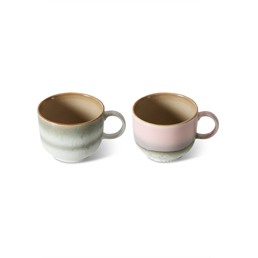 Cerámica de los 70: Tazas de té - Nova (set de 2)