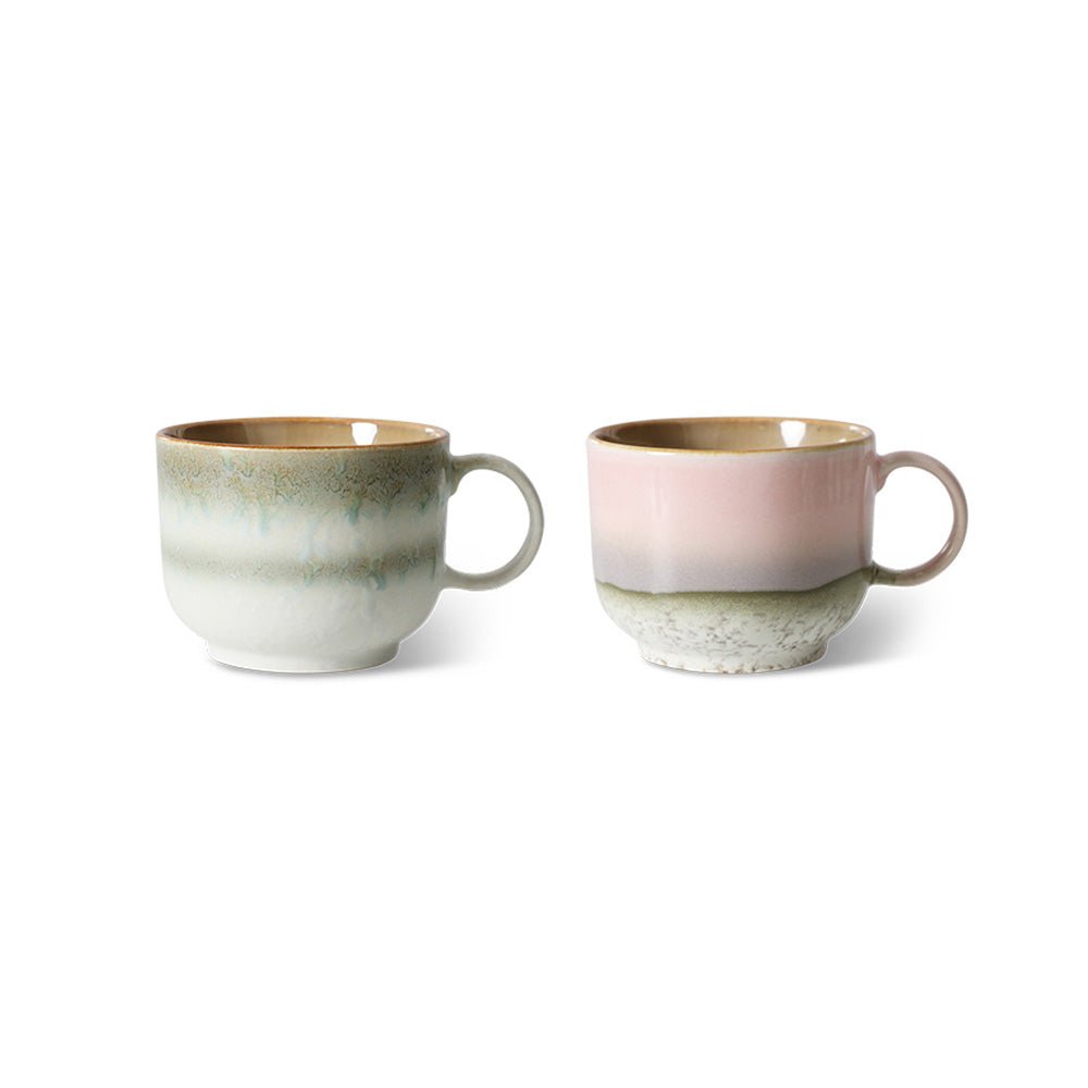 Cerámica de los 70: Tazas de té - Nova (set de 2)