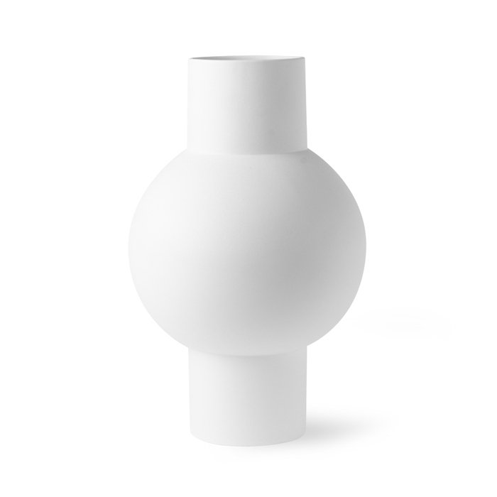 Jarrón Blanco Mate M