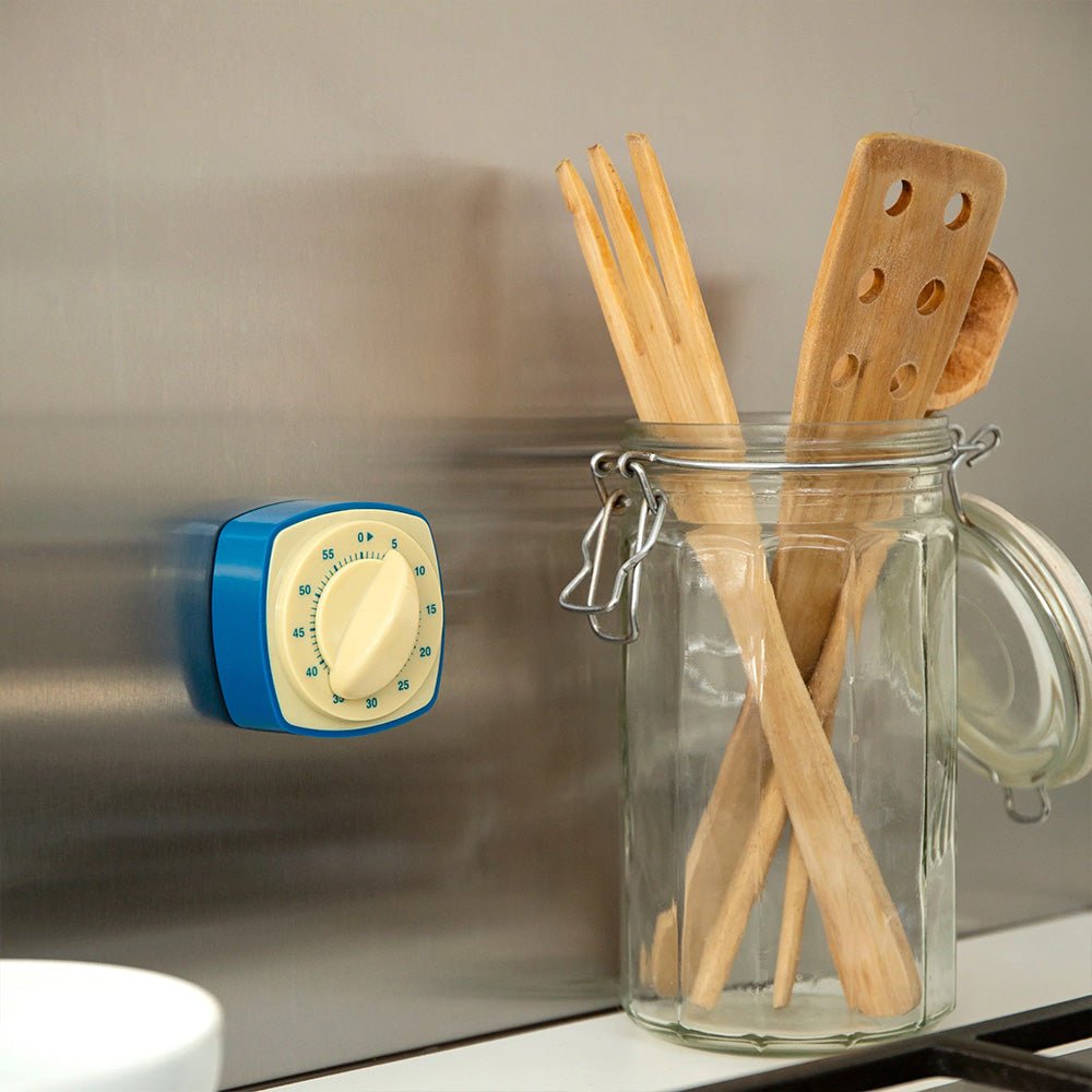 Temporizador de cocina retro azul