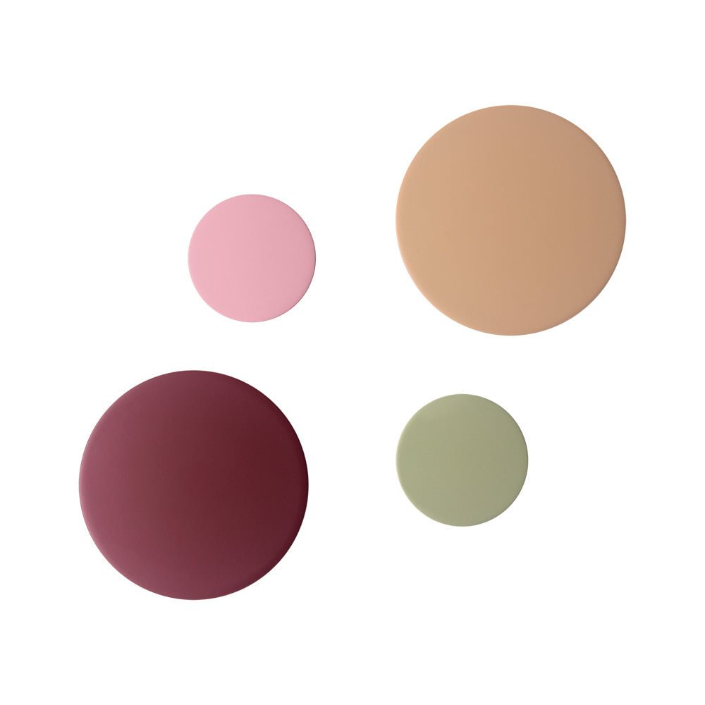 Juego de Colgadores de Pared Fucsia (4 piezas)